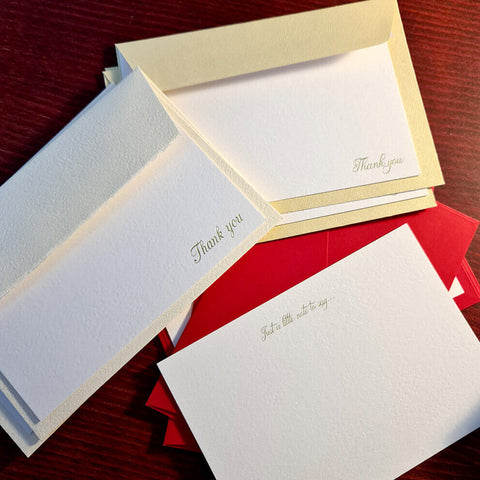 Foiled Notecards